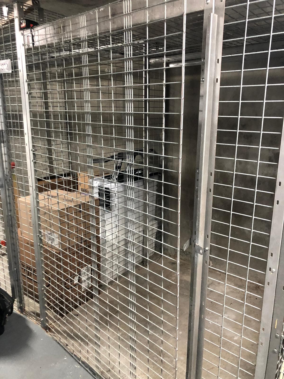 Utility closet after inspection
