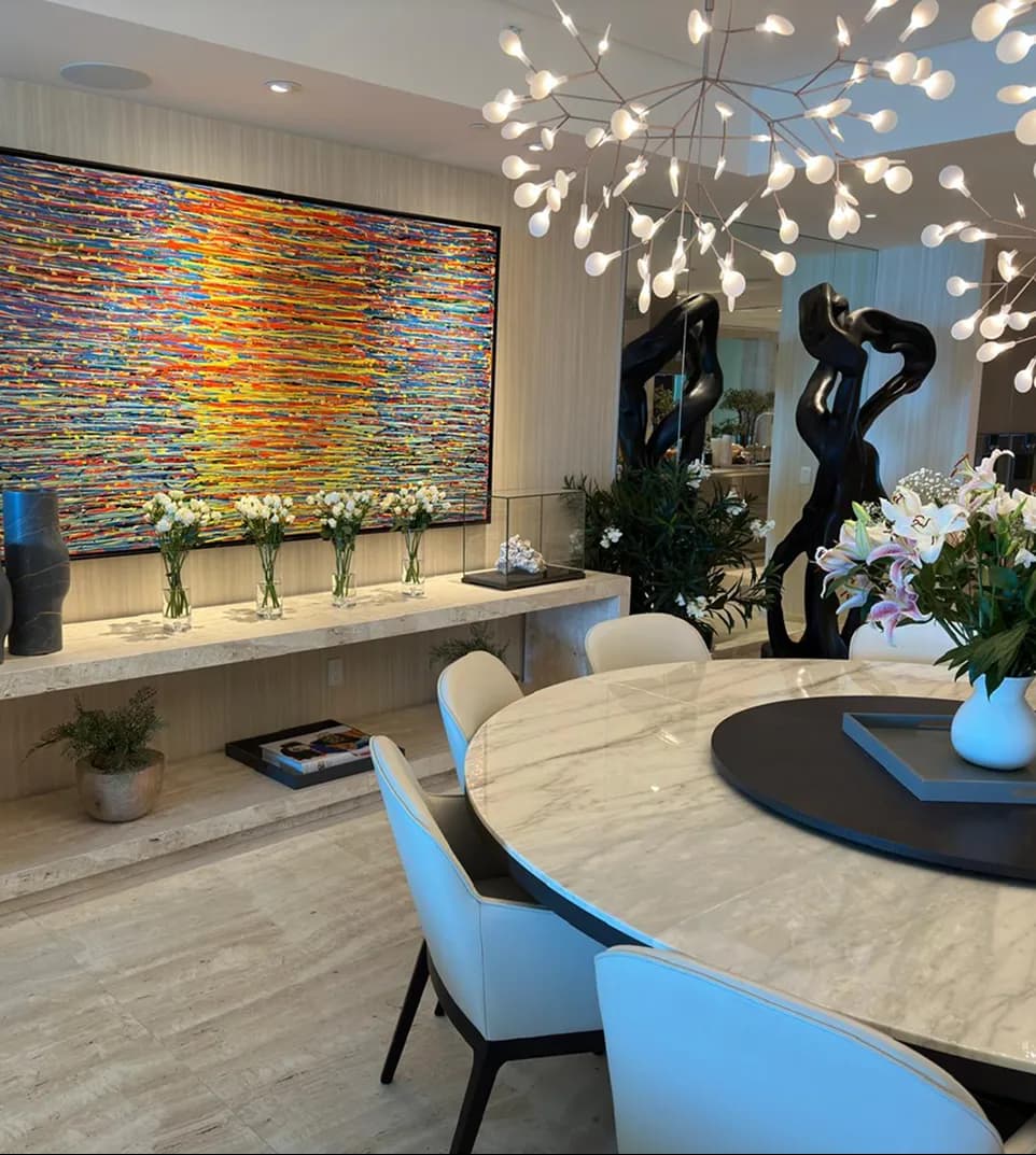 Luxury dining room testimonial
