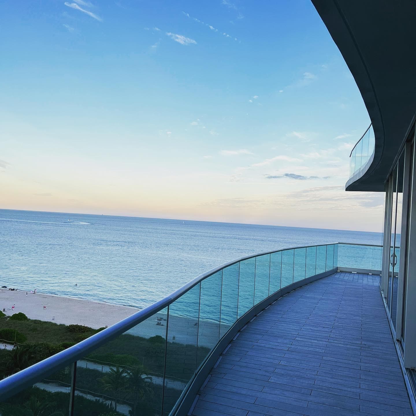 Ocean balcony view
